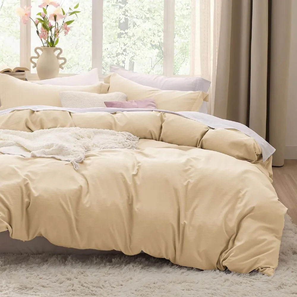 Duvet Cover Twin/Twin XL Size - 2 Pieces Prewashed Soft Bedding Set